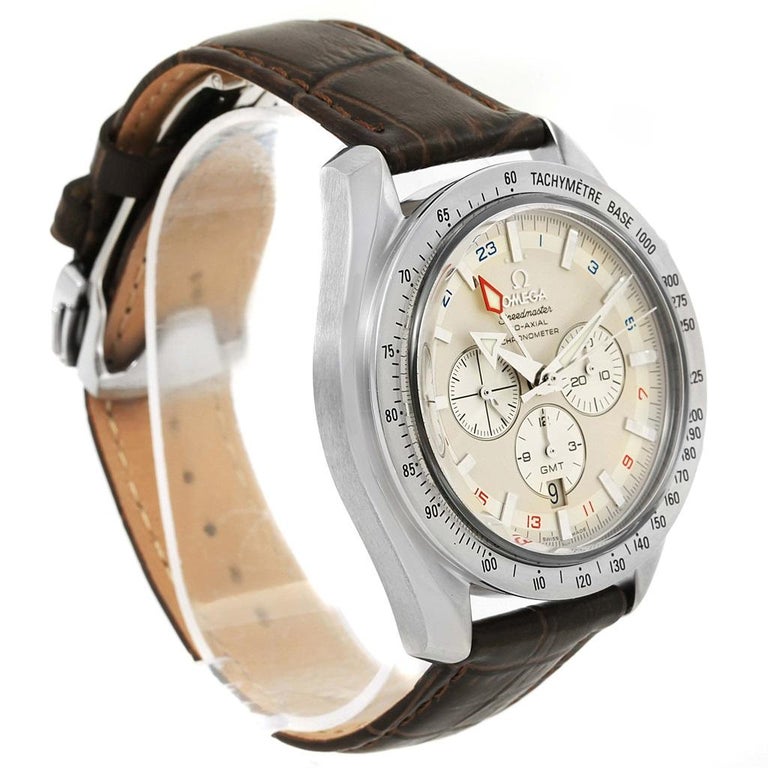 omega speedmaster broad arrow gmt
