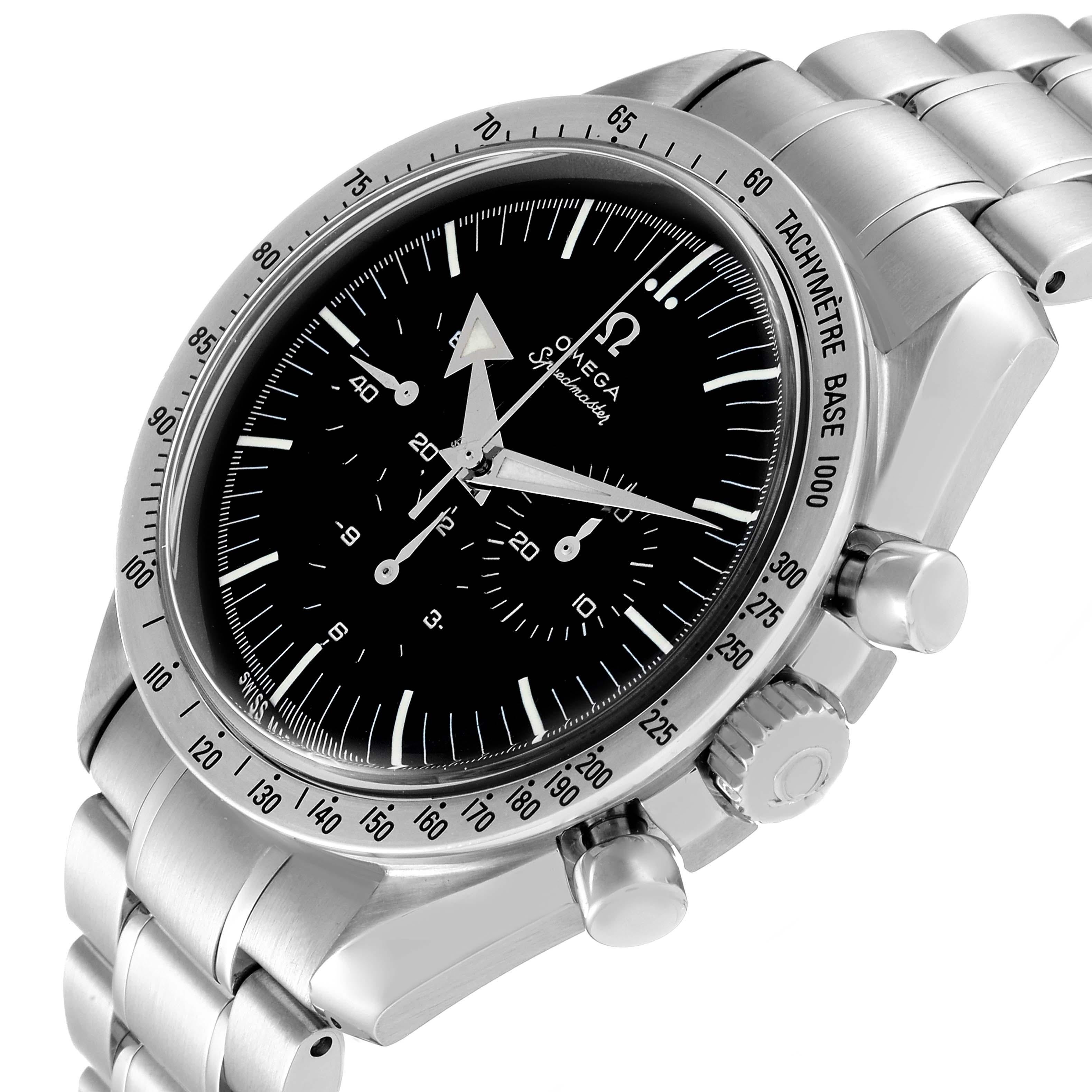 Omega Speedmaster Broad Arrow GMT Acciaio Orologio Uomo 3594.50.00 Scheda Box 7