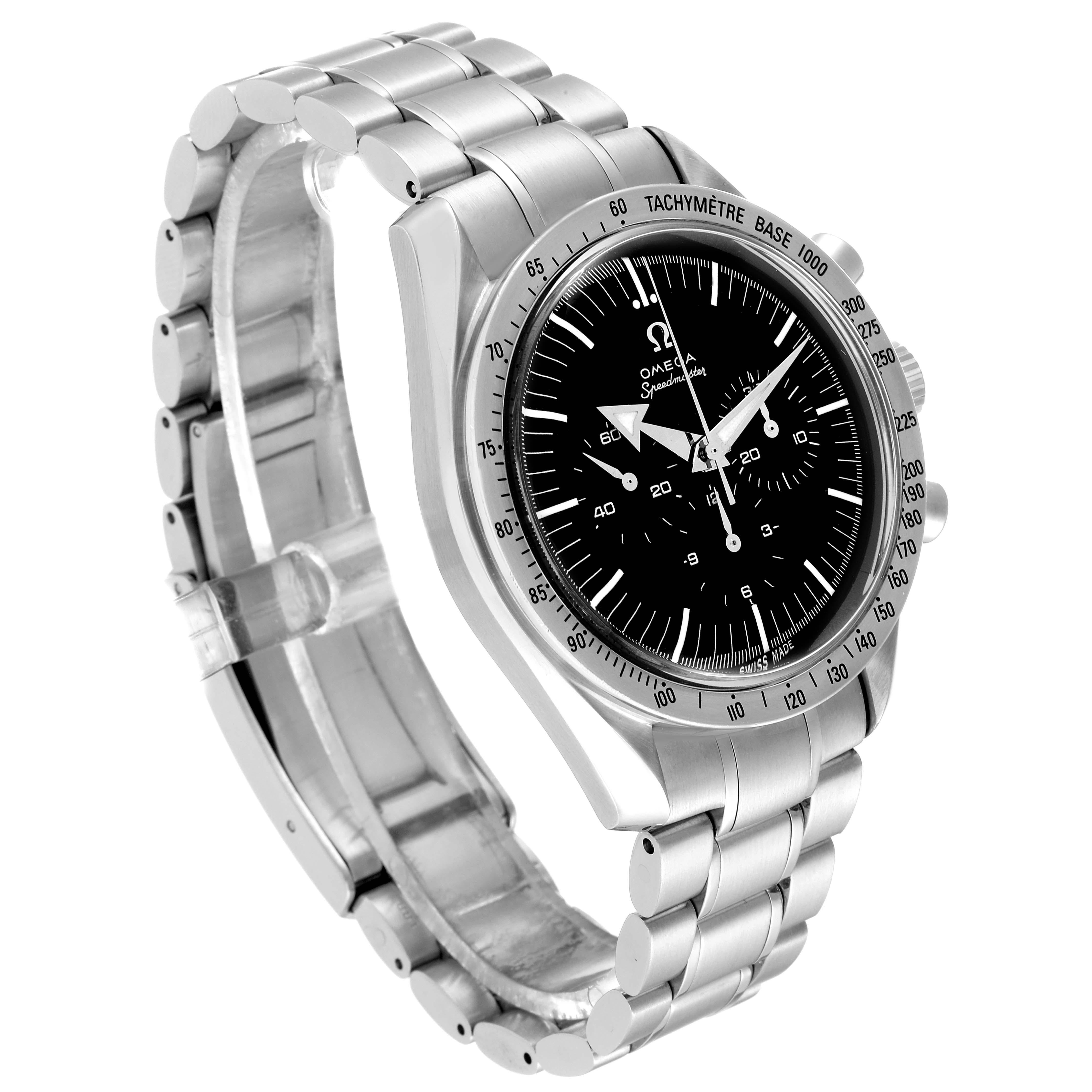 Omega Speedmaster Broad Arrow GMT Acciaio Orologio Uomo 3594.50.00 Scheda Box 3