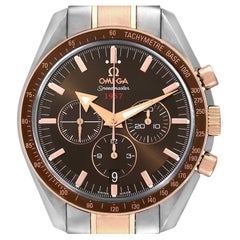 Omega Speedmaster Broad Arrow Steel Rose Gold Mens Watch 321.90.42.50.13.001