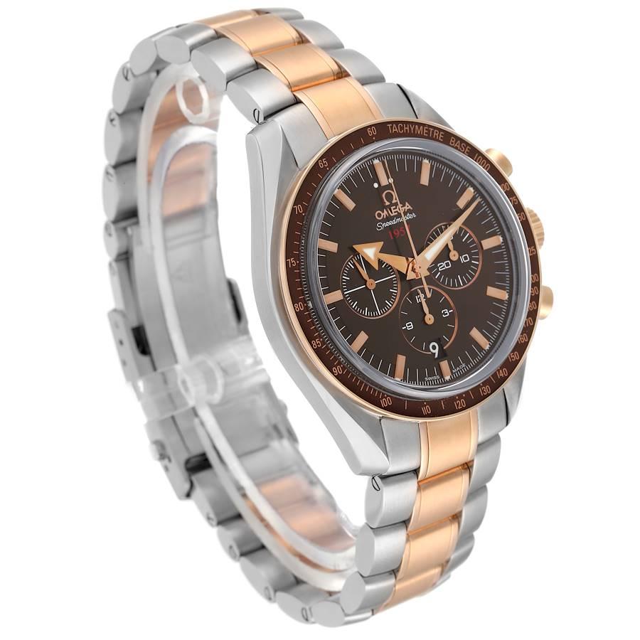 omega speedmaster rose gold watch