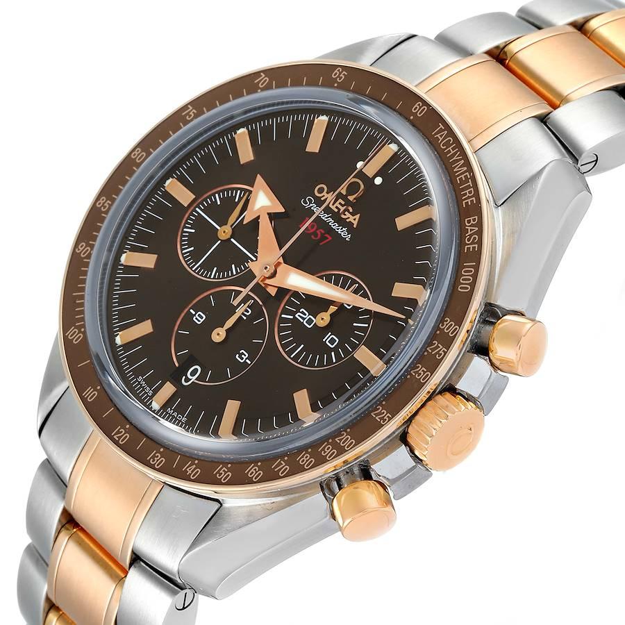 omega speedmaster broad arrow 1957 rose gold