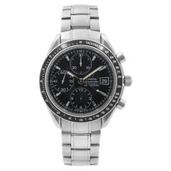 Omega Speedmaster Chrono Date Steel Black Dial Automatic Mens Watch 3210.50.00