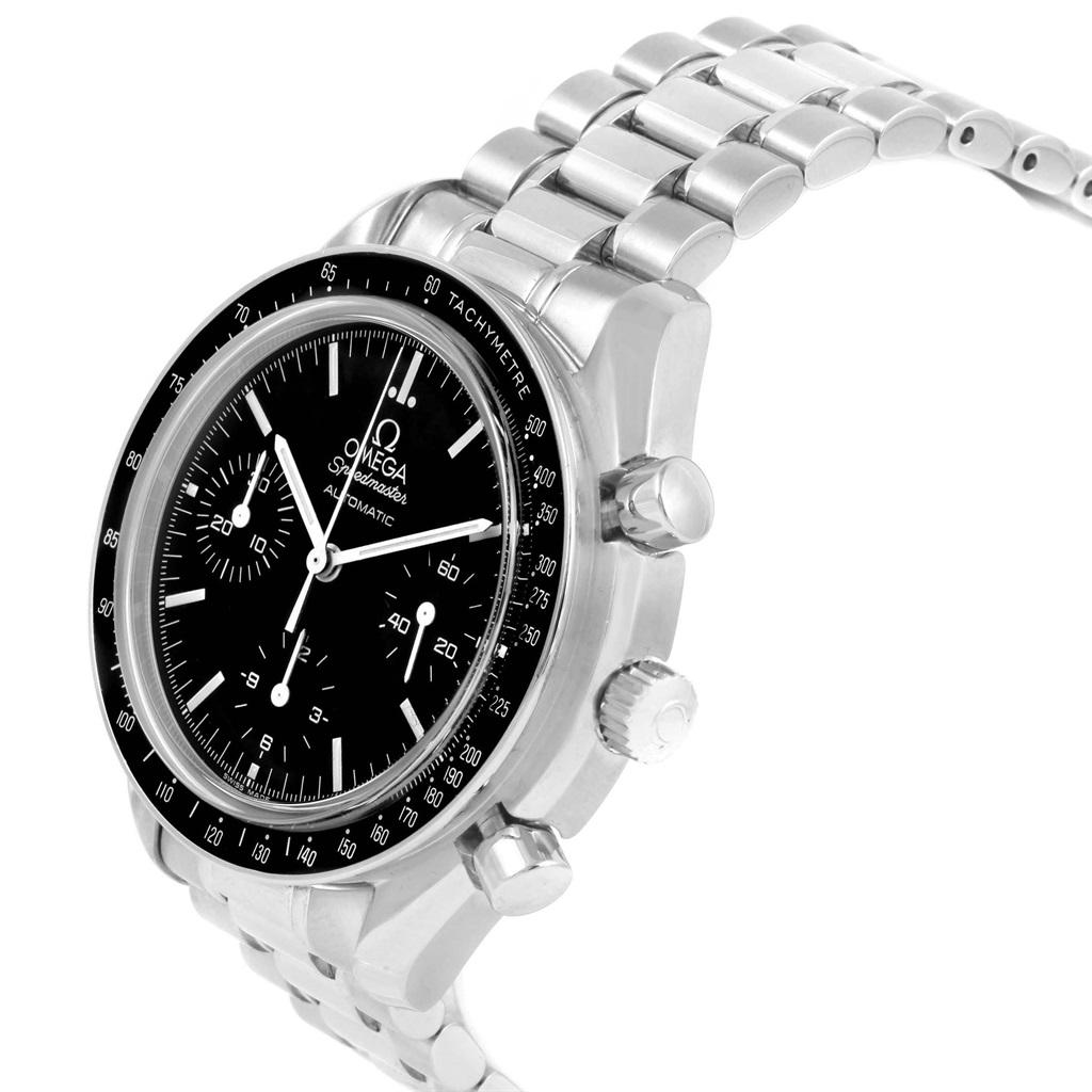 Men's Omega Speedmaster Chrono Reduced Steel Watch 3539.50.00 Box Card