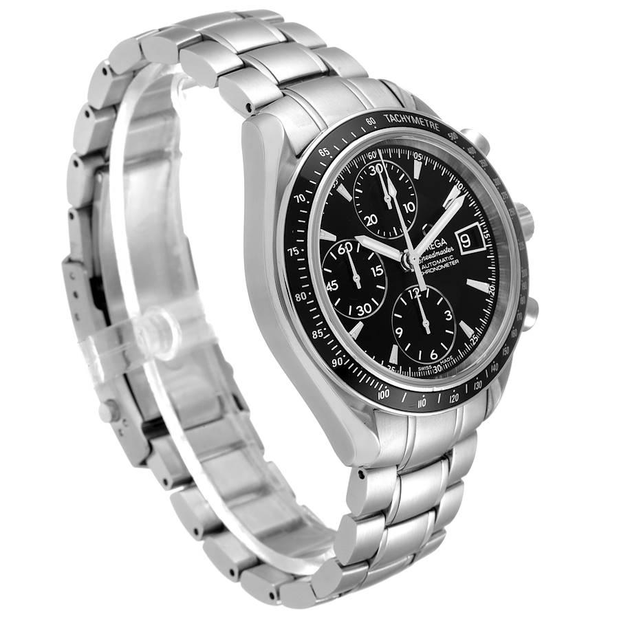 Omega Speedmaster Chronograph Black Dial Mens Watch 3210.50.00 In Excellent Condition For Sale In Atlanta, GA