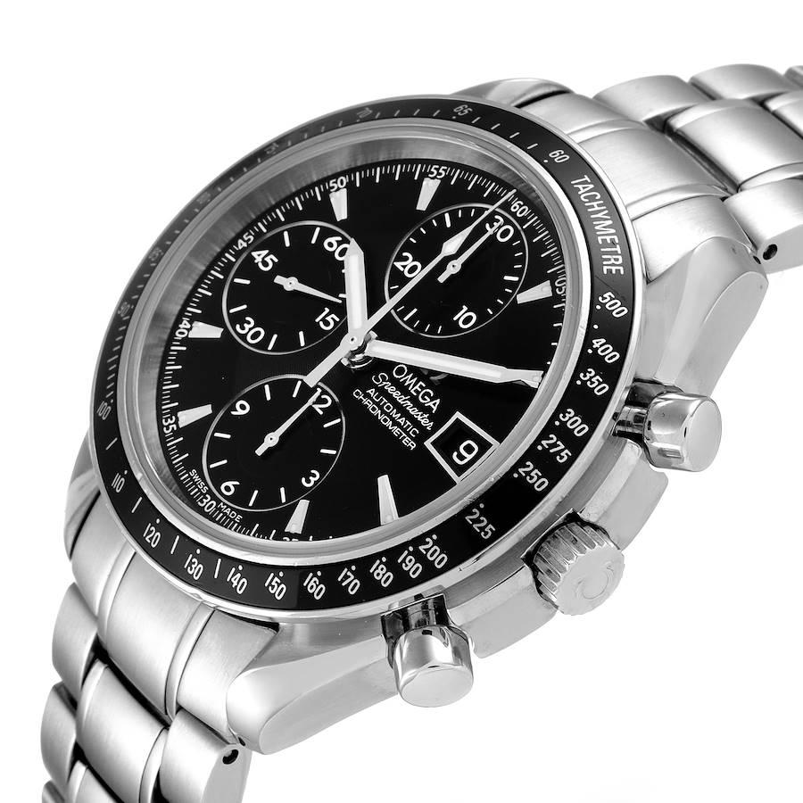 Omega Speedmaster Chronograph Black Dial Mens Watch 3210.50.00 For Sale 1