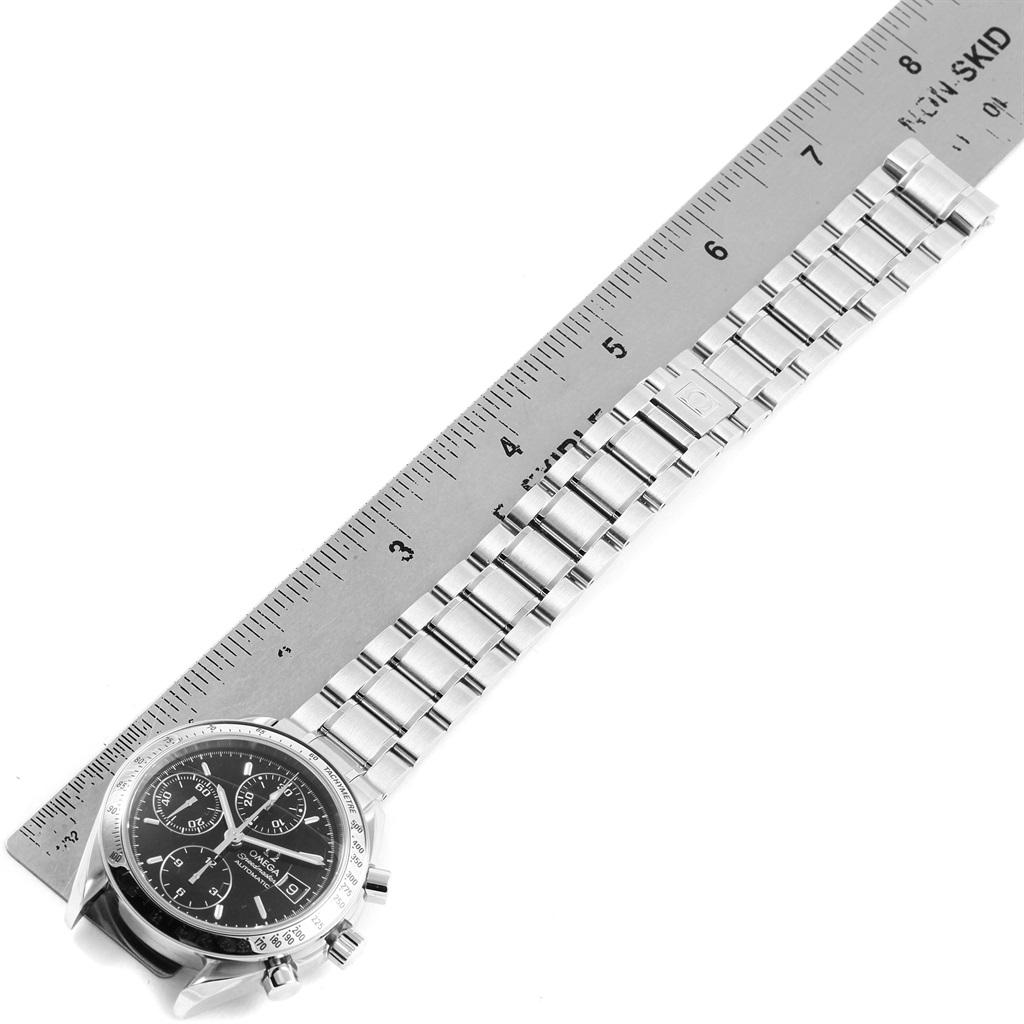 Omega Speedmaster Chronograph Black Dial Steel Watch 3513.50.00 Card 4
