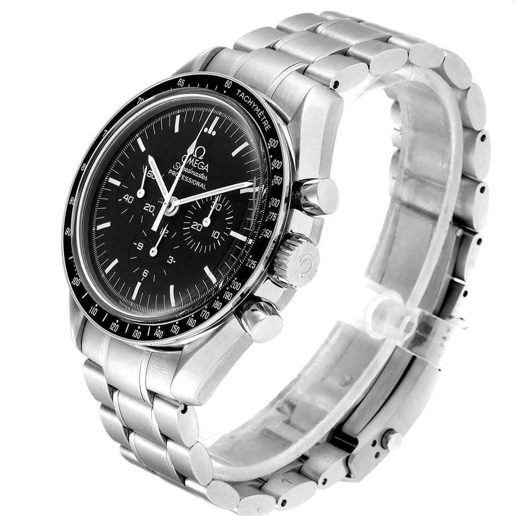 Men's Omega Speedmaster Chronograph Mechanical Steel Moon Watch 3570.50.00 For Sale