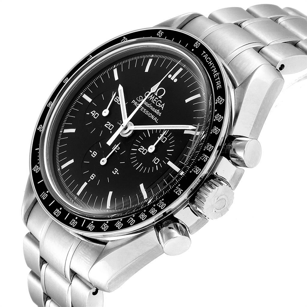 Omega Speedmaster Chronograph Mechanical Steel Moon Watch 3570.50.00 For Sale 1
