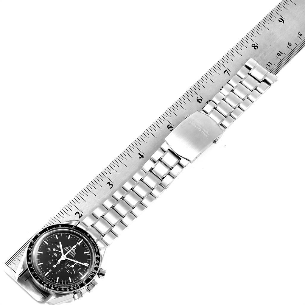 Omega Speedmaster Chronograph Mechanical Steel Moon Watch 3570.50.00 For Sale 5