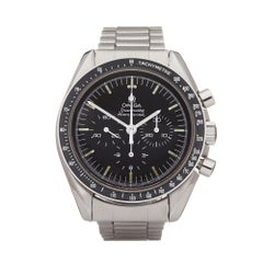 Antique Omega Speedmaster Chronograph Stainless Steel 14502276ST Wristwatch