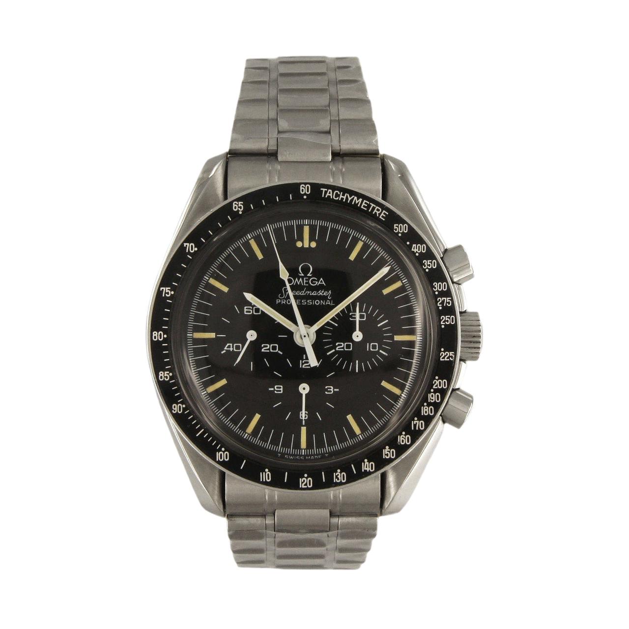 Omega Speedmaster Chronograph Vintage First Watch Worn on the Moon For Sale