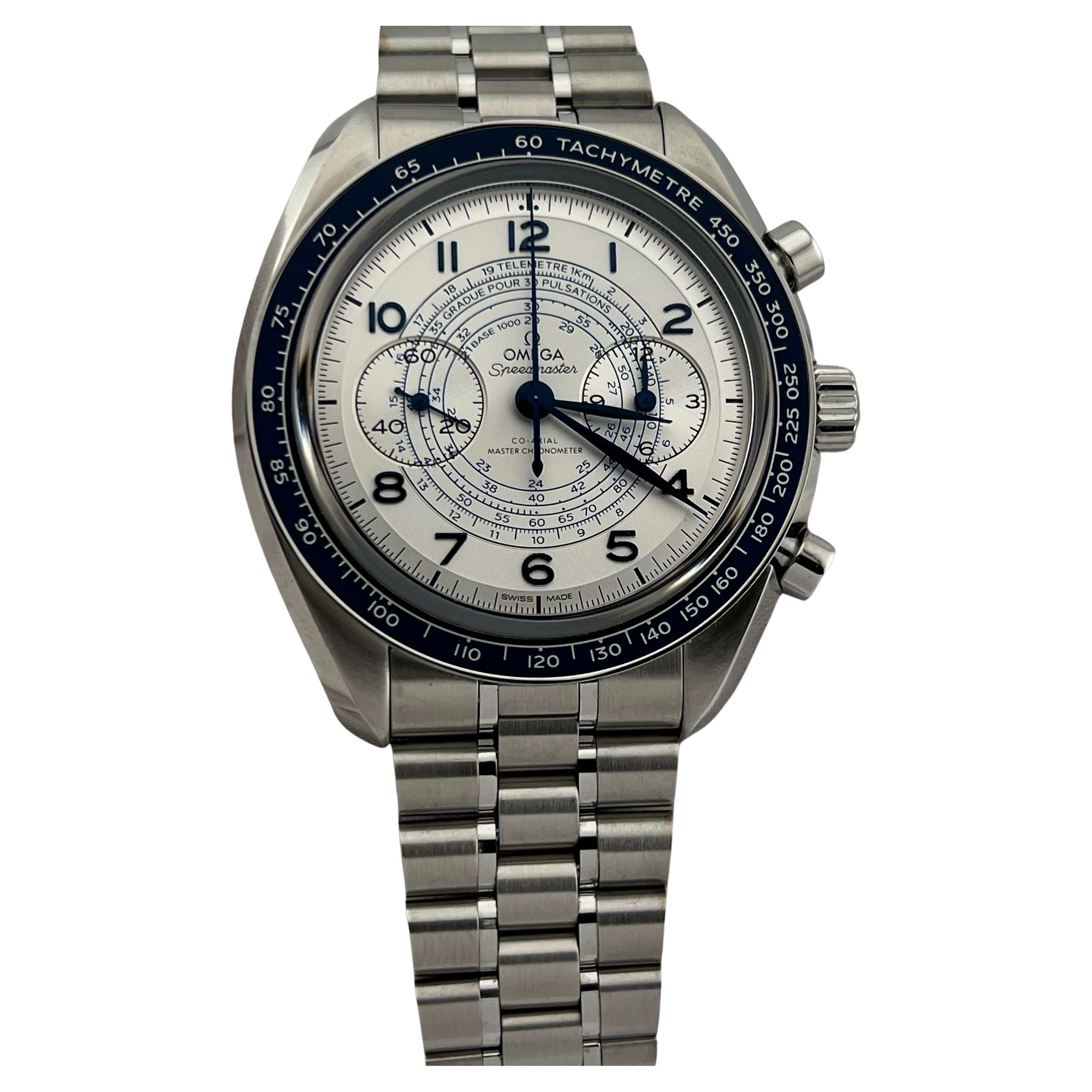 Omega Speedmaster Chronoscope 329.30.43.51.02.001 43mm Acier inoxydable Boîte papier