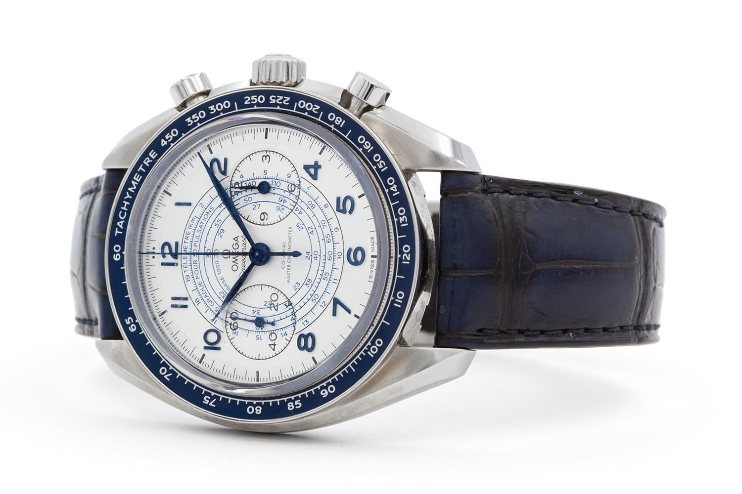 Contemporary Omega Speedmaster Chronoscope 43mm Box & Papers 329.33.43.51.02.001