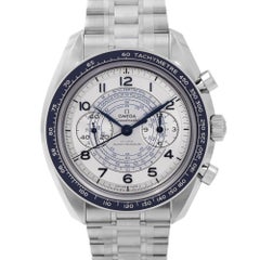 Omega Speedmaster Chronoscope Steel Silver Dial Mens Watch 329.30.43.51.02.001