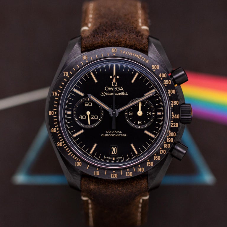 omega speedmaster dark side of the moon vintage black