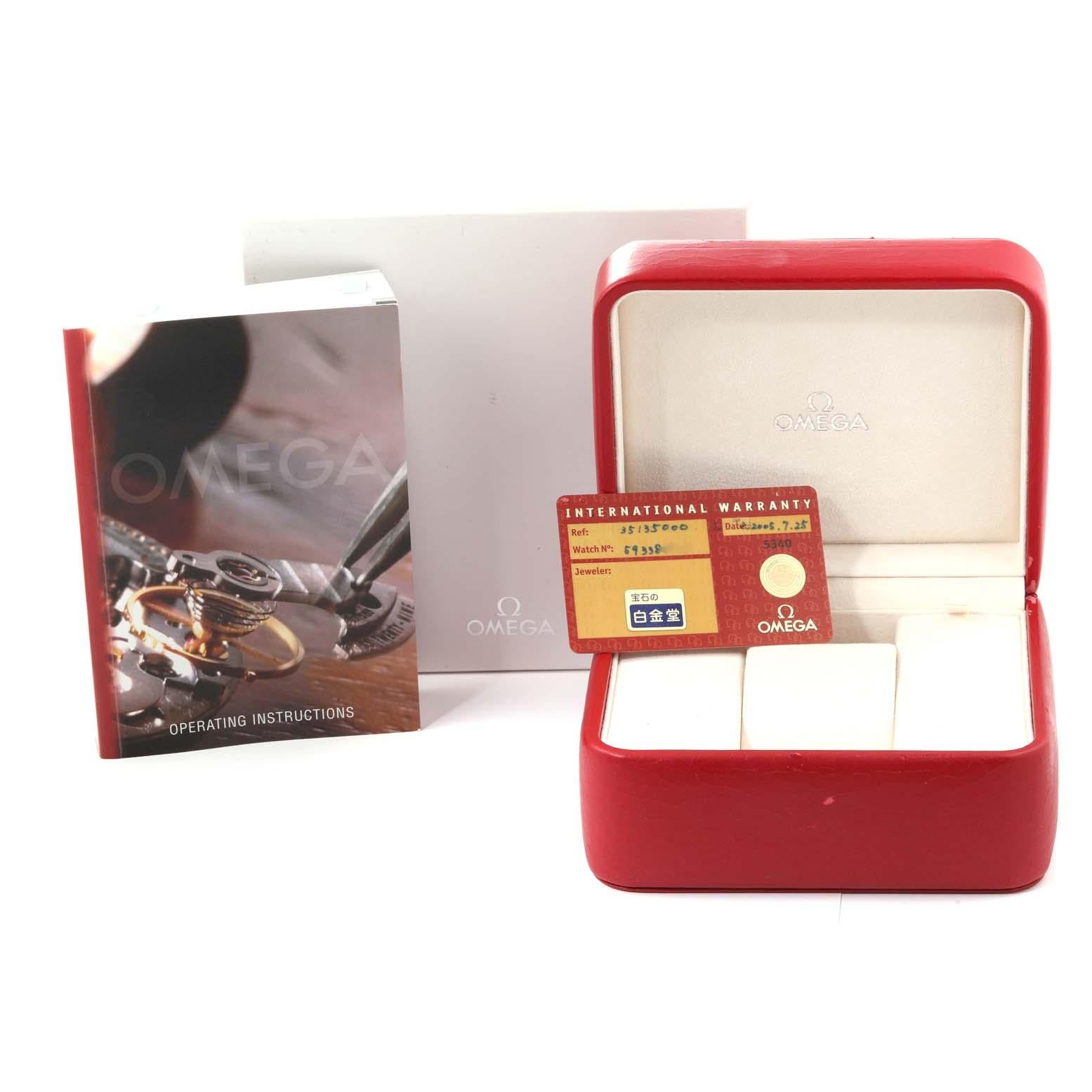 Omega Speedmaster Date 39mm Automatic Steel Mens Watch 3513.50.00 Box Card 4