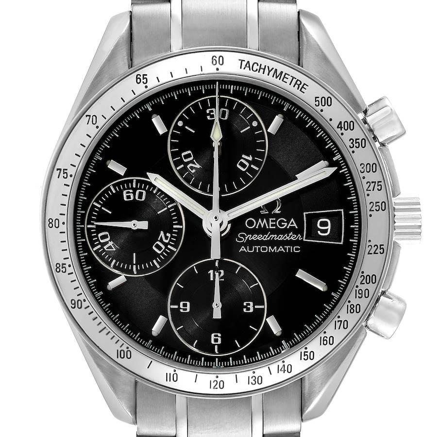 Omega Speedmaster Date 39mm Automatic Steel Mens Watch 3513.50.00 Box Card For Sale