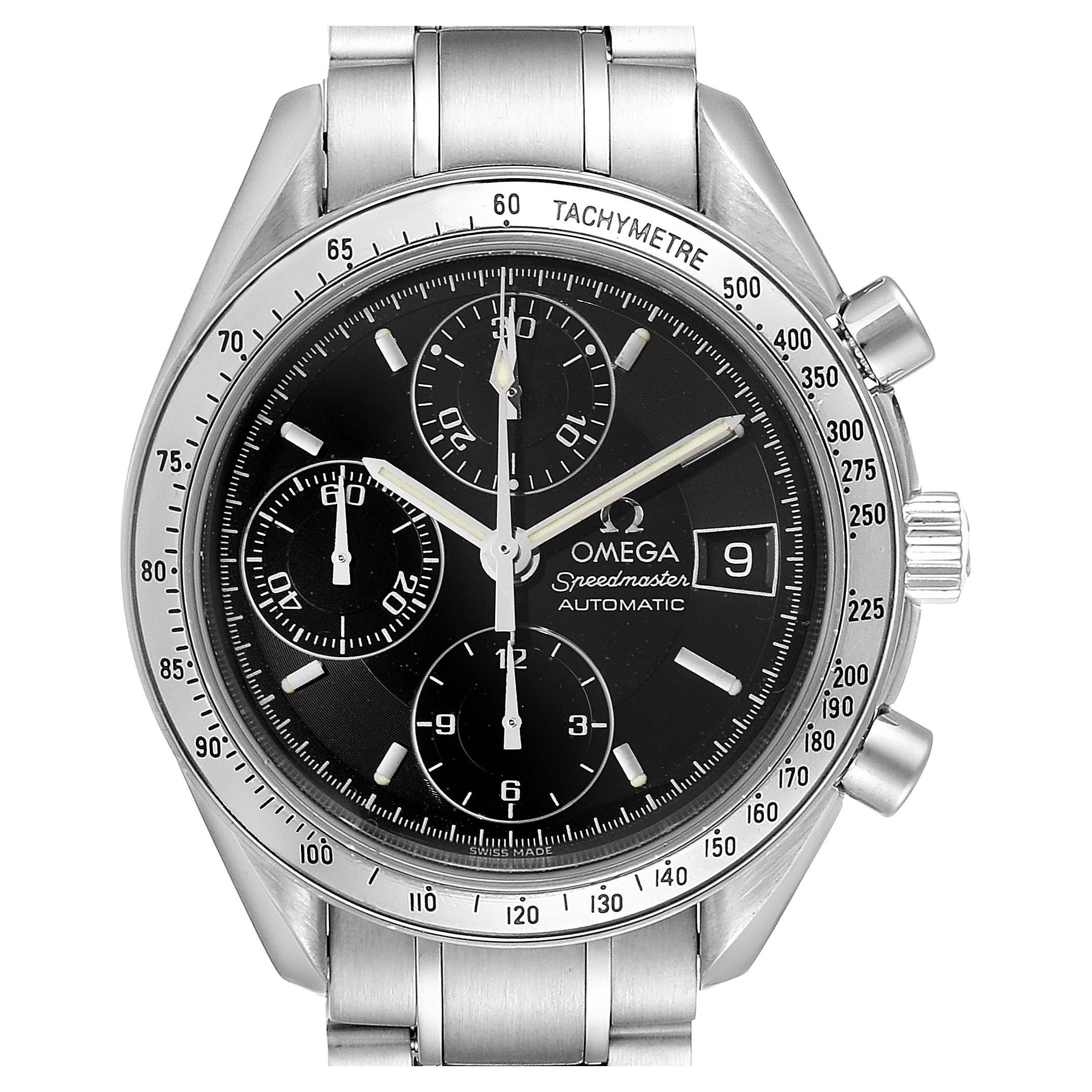 Omega Speedmaster Date Automatic Steel Mens Watch 3513.50.00 For Sale