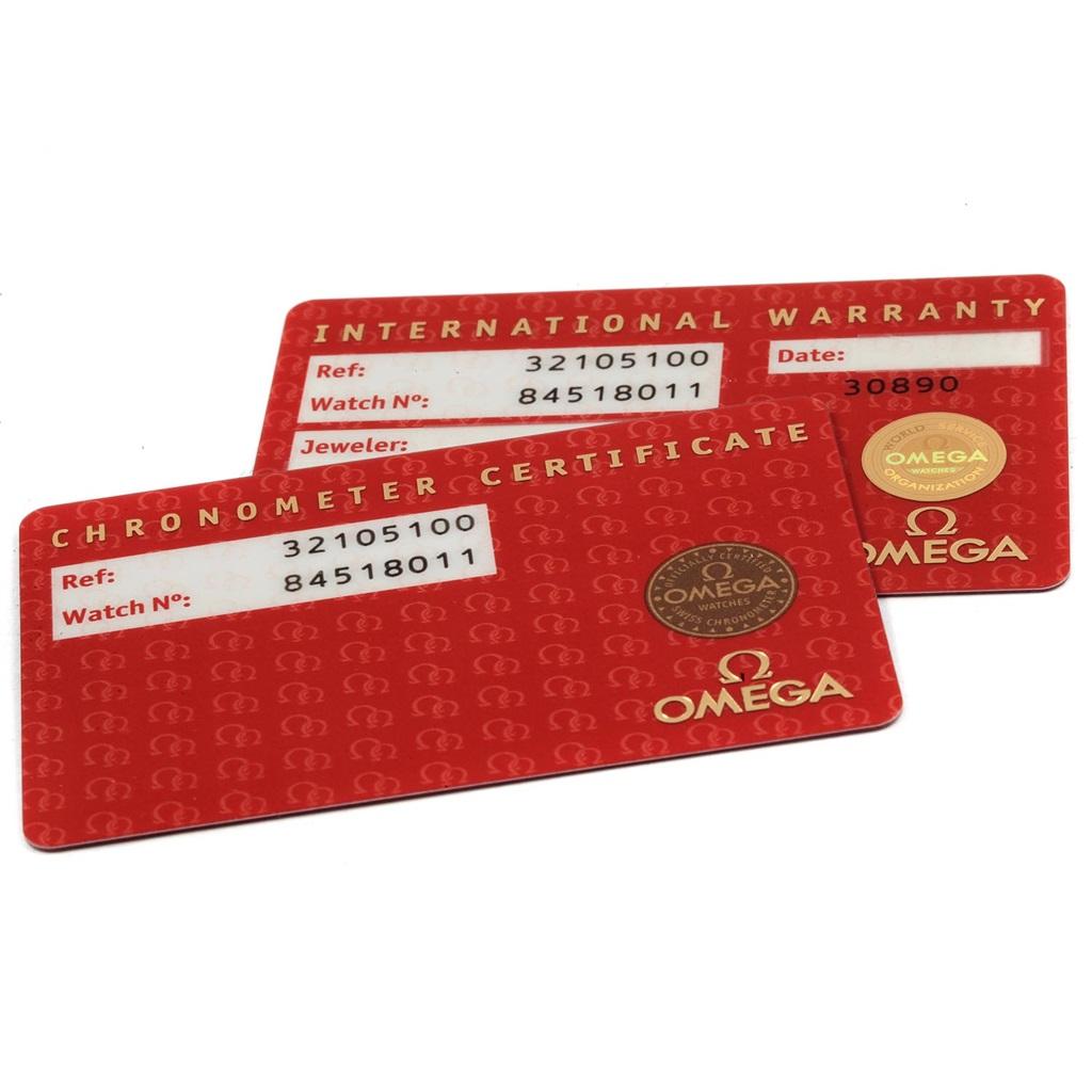 Omega Speedmaster Date 40 Black Dial Men's Watch 3210.51.00 Box Card 6