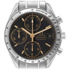 Omega Speedmaster Date Cadran noir Montre homme en acier 3513.54.00