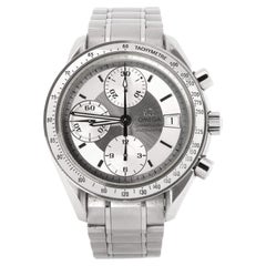Omega Speedmaster Date Chronograph Automatic Watch Stainless Steel 37