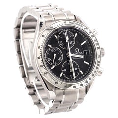 Omega Speedmaster Date Chronograph Automatic Watch Stainless Steel 39