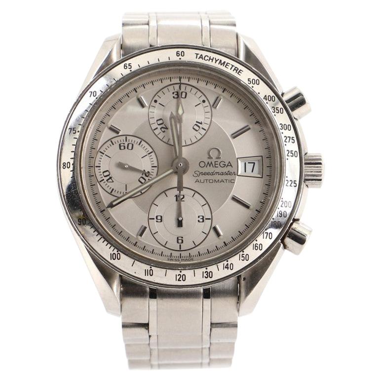 Omega Speedmaster Date Automatic Black Dial Steel Watch 3513.50.00 For