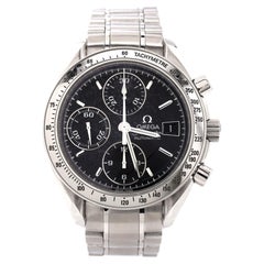 Omega Speedmaster Date Chronograph Automatic Watch Stainless Steel 39