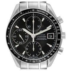 Omega Speedmaster Date Chronograph Black Dial Mens Watch 3210.50.00 Card