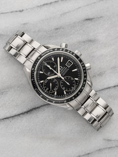 Omega Speedmaster Date Chronometer Steel Black Dial Automatic 40mm