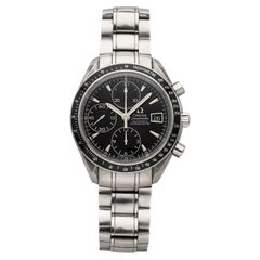 Omega Speedmaster Date Chronometer Steel Black Dial Automatic 40mm