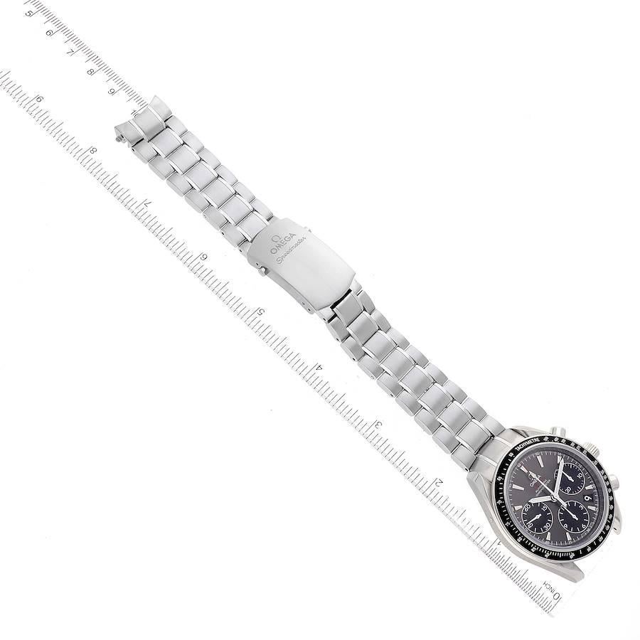Omega Speedmaster Datum graues Zifferblatt Herrenuhr 323.30.40.40.06.001 Box-Karte 5