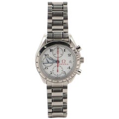 Omega Speedmaster Date Olympic Chronograph Automatic Watch Stainless Steel 39