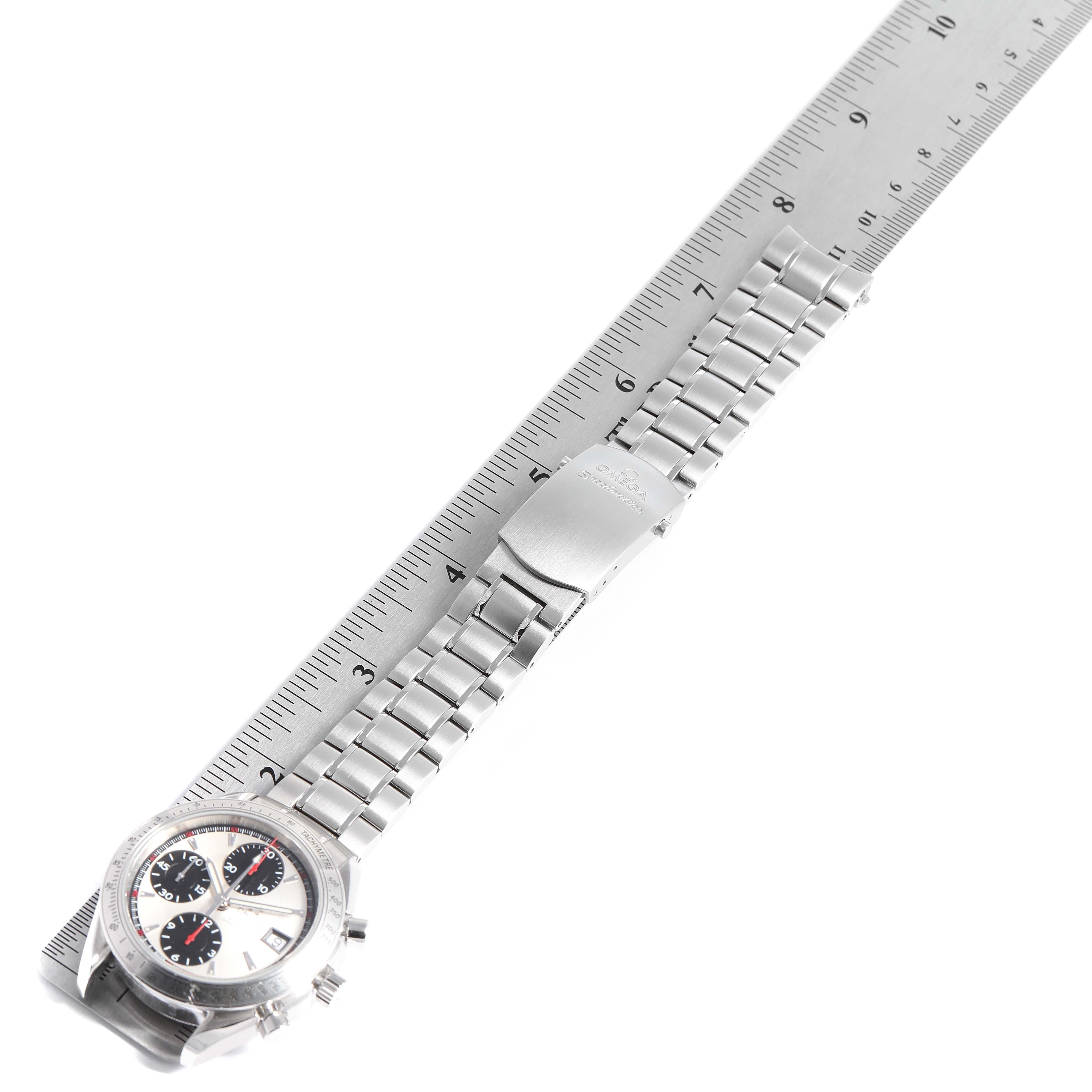 Omega Speedmaster Date Panda Dial Cronograph Men's Watch 3211.31.00 For Sale 2