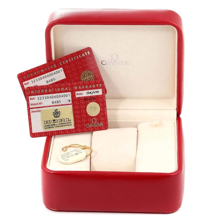 Omega Speedmaster Date Panda Dial Steel Watch 323.30.40.40.04.001 Box Card 6