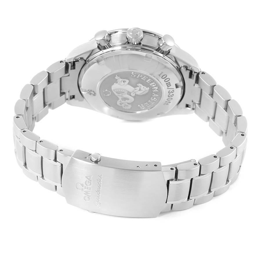 Omega Speedmaster Date Panda Dial Steel Watch 323.30.40.40.04.001 Box Card 3