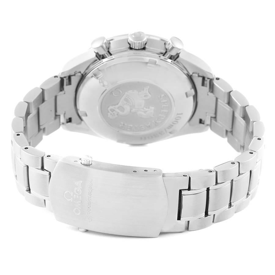Men's Omega Speedmaster Date Panda Dial Steel Watch 323.30.40.40.04.001 Box Card