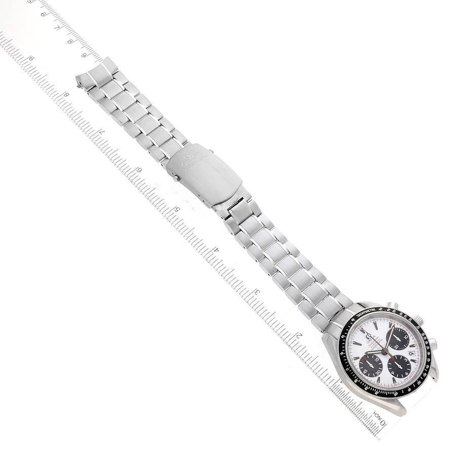 Omega Speedmaster Date Panda Dial Steel Watch 323.30.40.40.04.001 Box Card 1