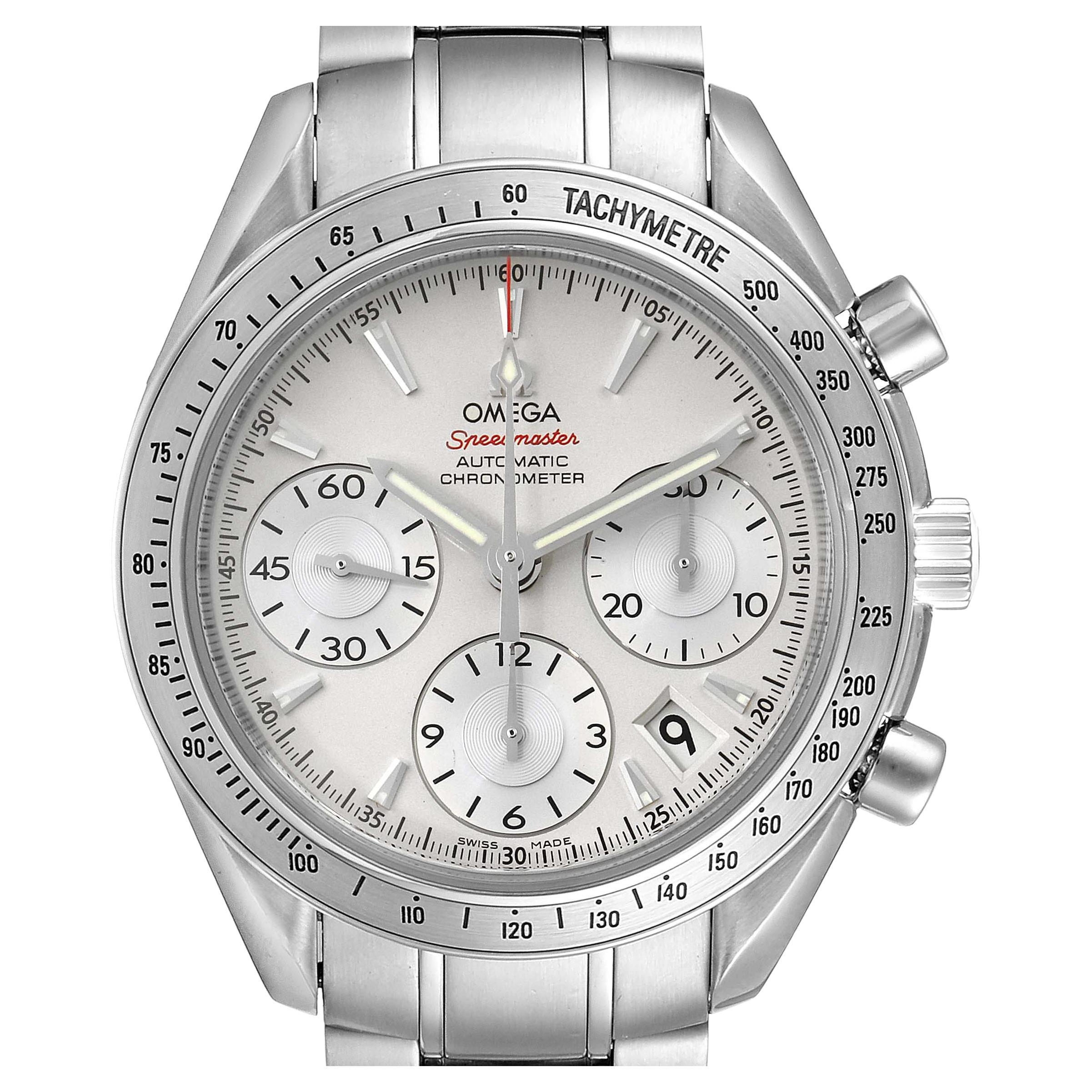 Omega Speedmaster Day Date Grey Dial Watch 323.30.40.40.06.001 For Sale ...