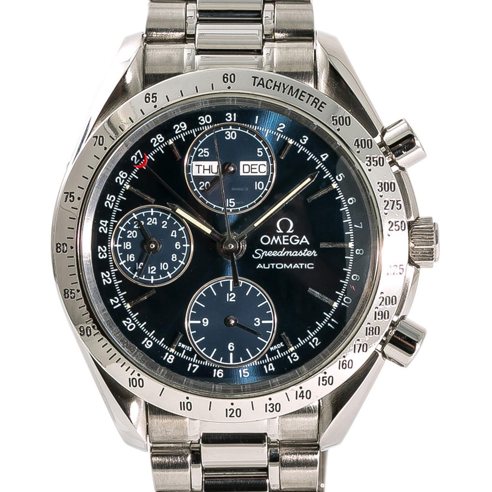 Omega Speedmaster Day-Date 3523.80 Men’s Automatic Watch SS at 1stDibs