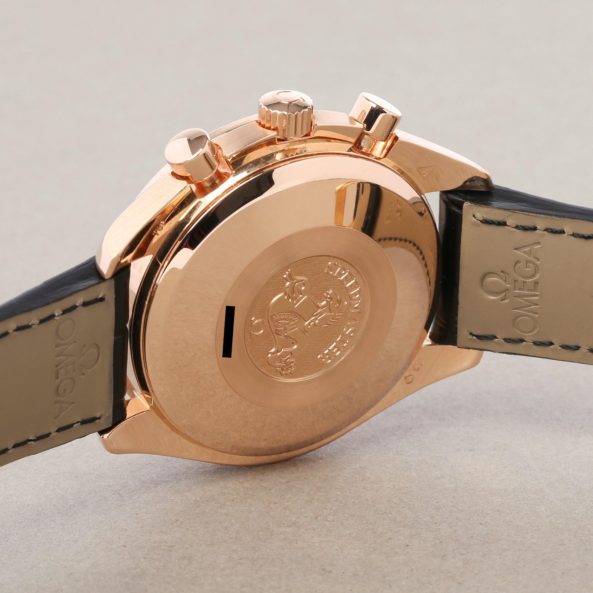 Omega Speedmaster Day Date 3623.50.01 Men's Rose Gold Chronograph Watch 3