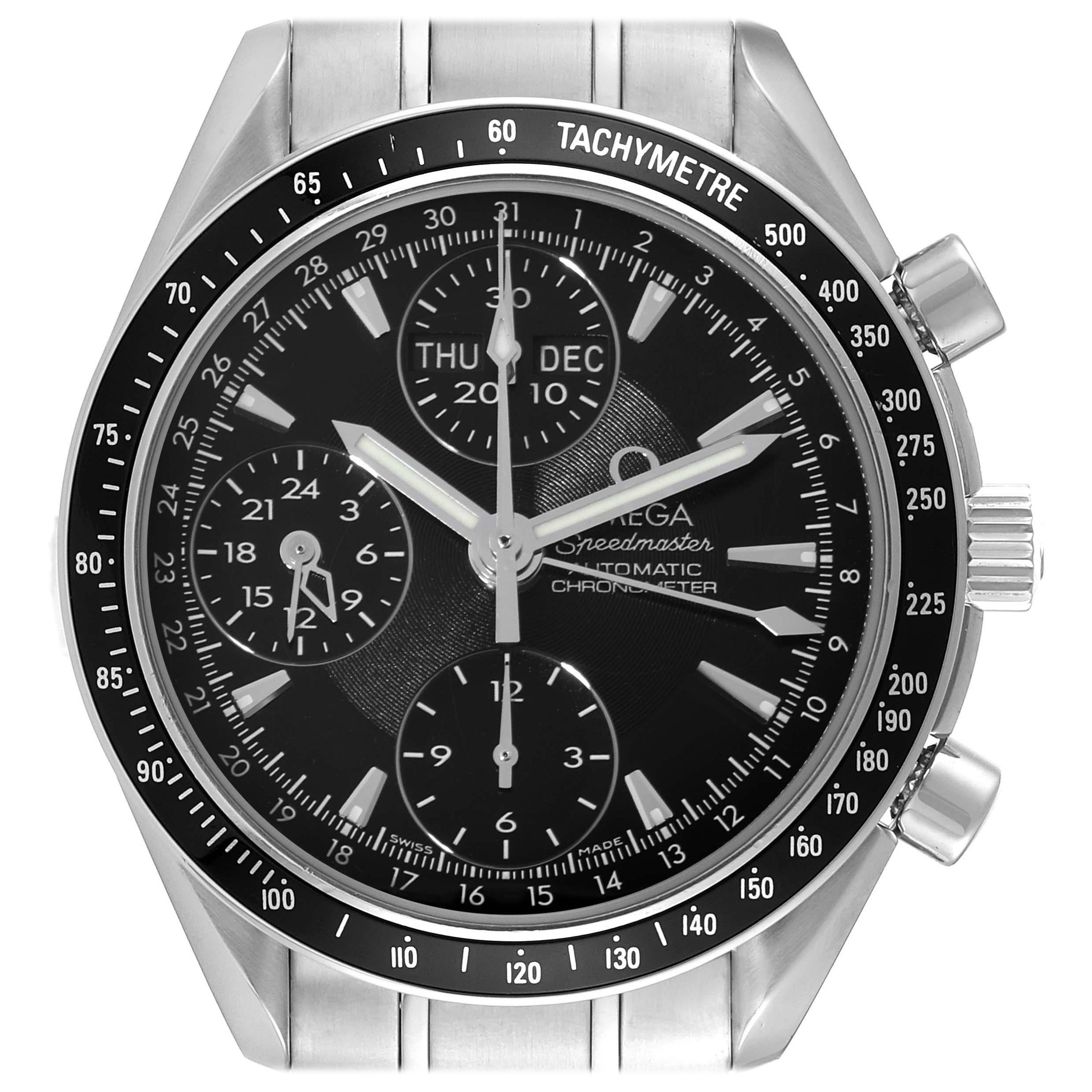 Omega Speedmaster Day-Date 40 Steel Chronograph Mens Watch 3220.50.00