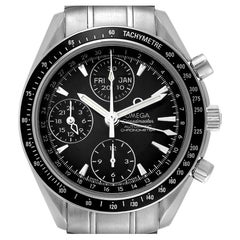 Omega Speedmaster Day-Date Steel Chronograph Watch 3220.50.00