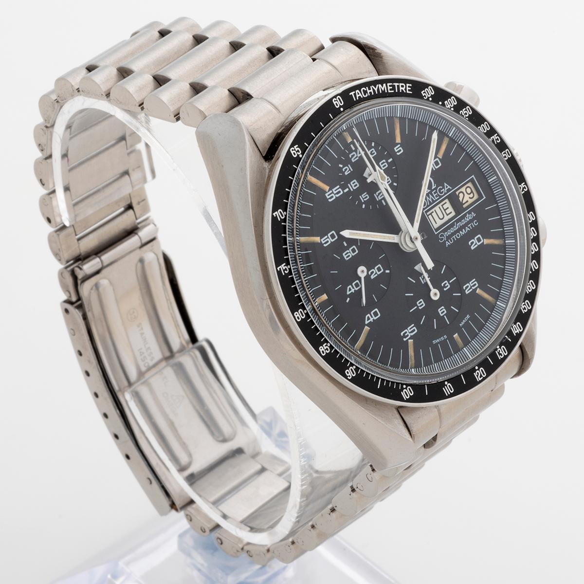 Our vintage and extremely rare Omega Speedmaster Day-Date with Automatic cal. 1045 movement,  is also well known as the 