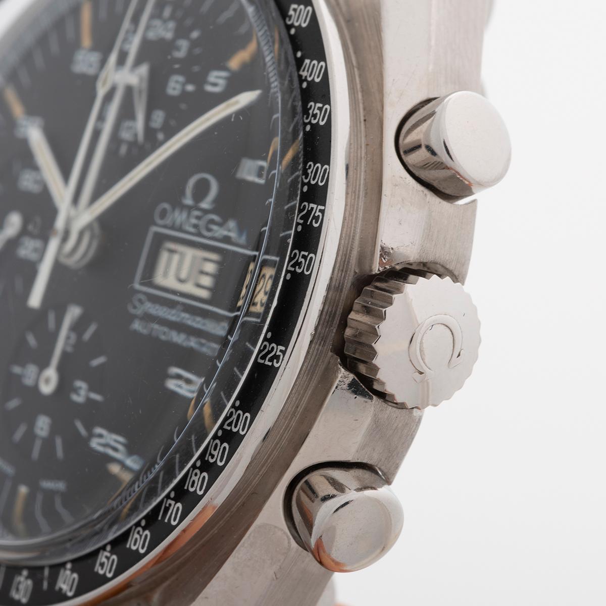 Omega Speedmaster Day-Date Automatic Wristwatch, AKA 'Holy Grail', Box & Papers. in vendita 2