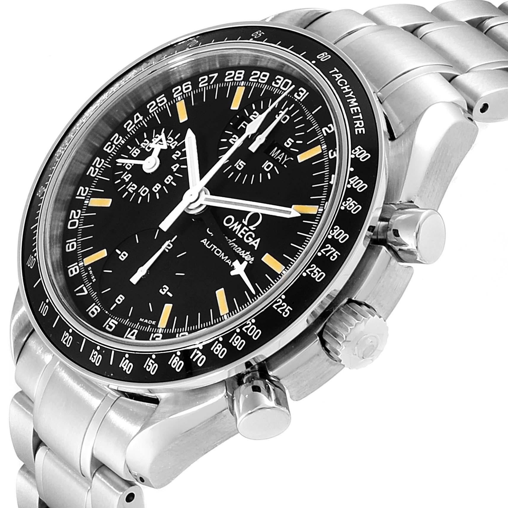 Omega Speedmaster Day Date Black Dial Automatic Men's Watch 3520.50.00 For Sale 2