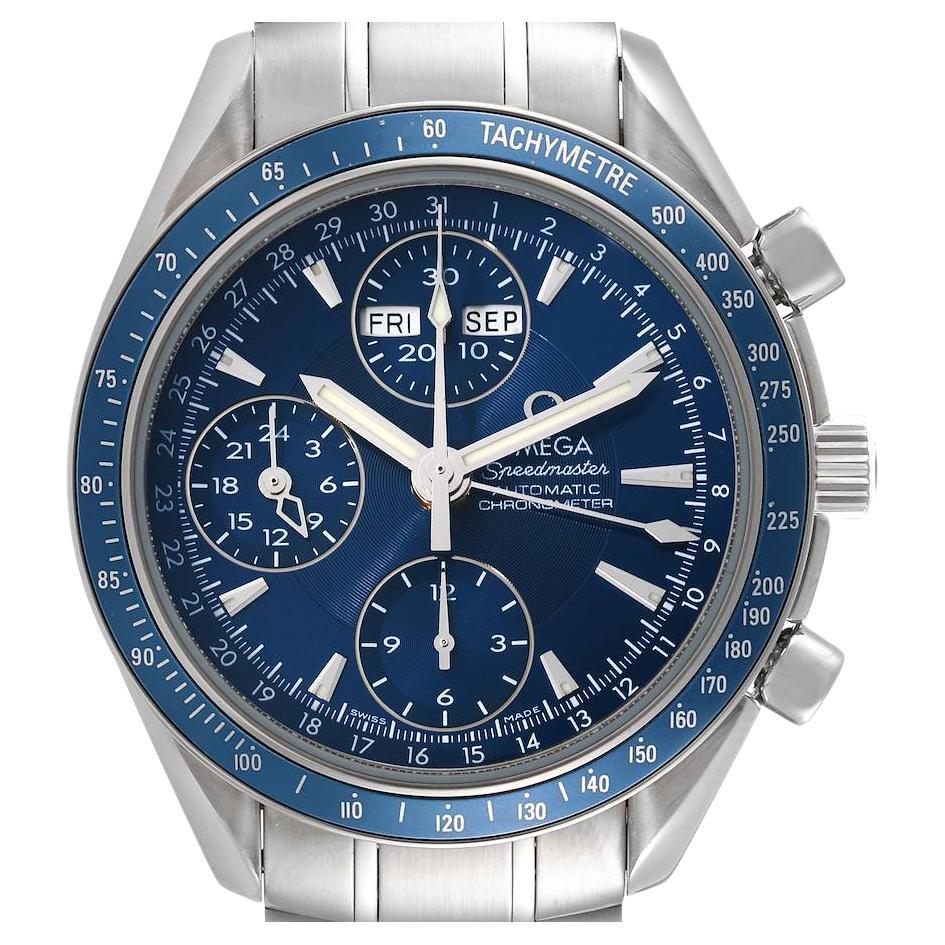 Omega Speedmaster DayDate 40 Chronograph Watch Watch 3220.50.00 Box Card For Sale at 1stDibs