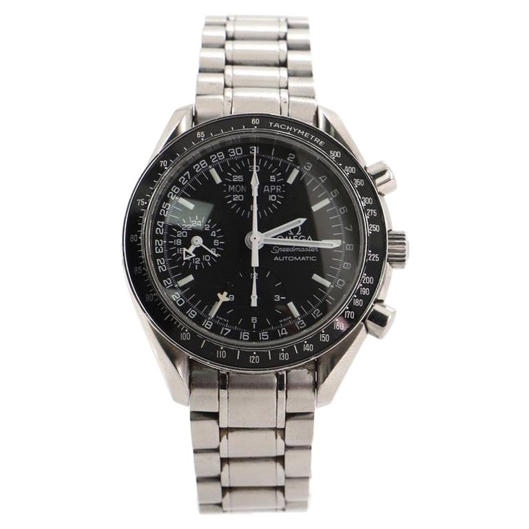 Omega Speedmaster Day-Date Chronograph Automatic Watch Stainless Steel 39