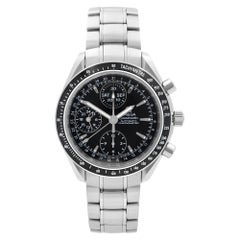 Omega Speedmaster Day-Date Chronograph Steel Black Dial Mens Watch 3220.50.00